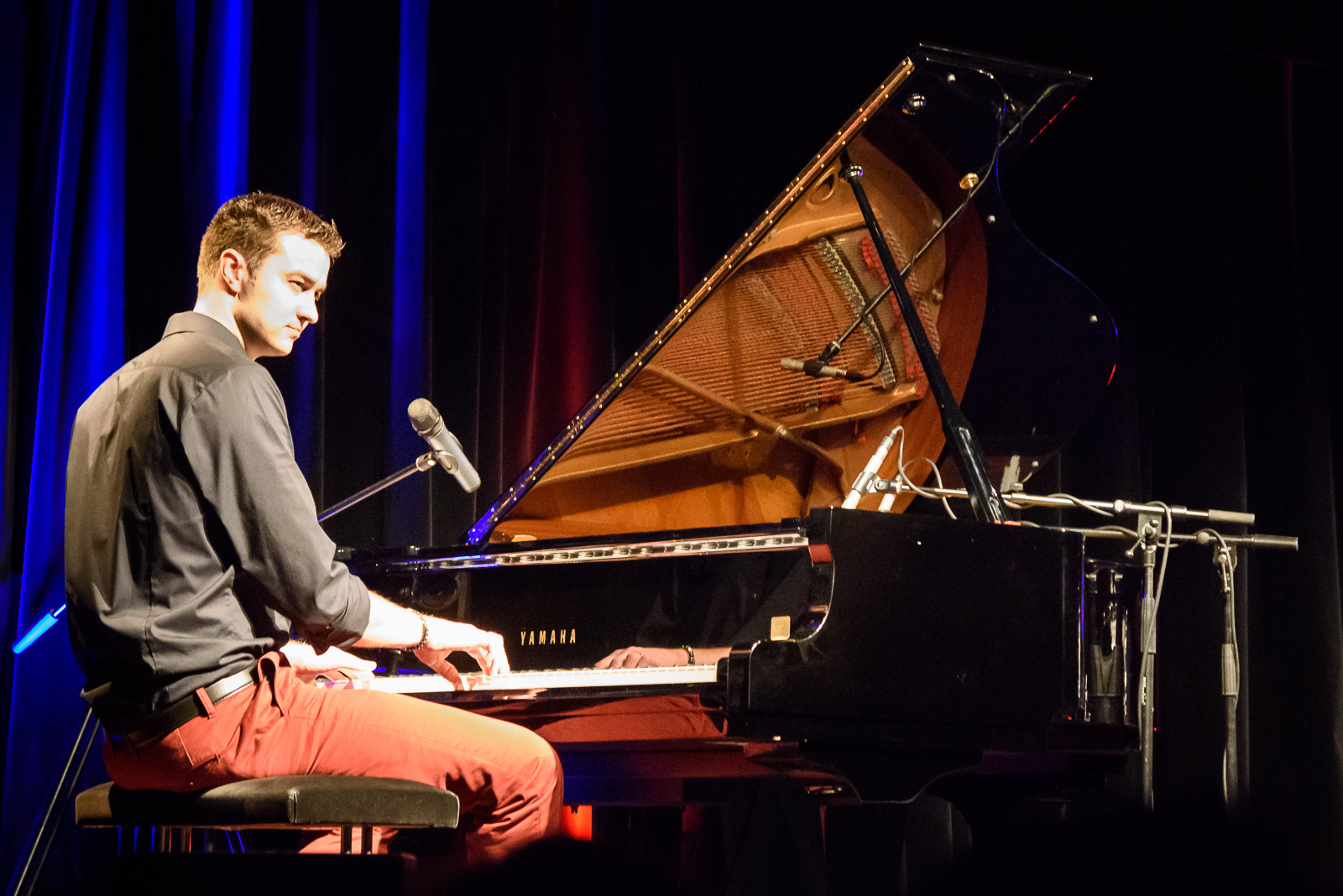 Pianist Torben Beerboom in der Kaue Gelsenkirchen beim Konzert Passion For
                                    Piano am 15. April 2016